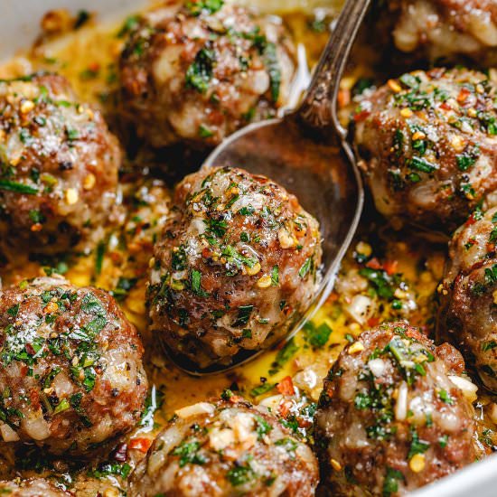 Baked Turkey Meatballs