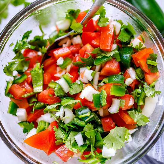 Pico de Gallo {Salsa Fresca}