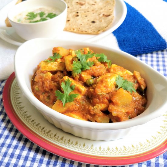 Vegetable Paneer Curry