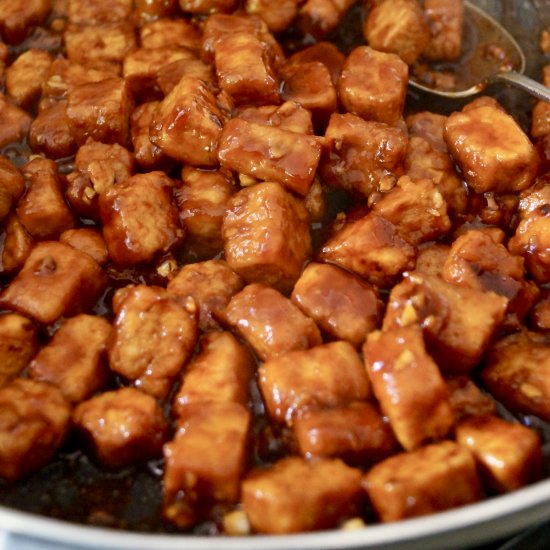 sticky asian chicken