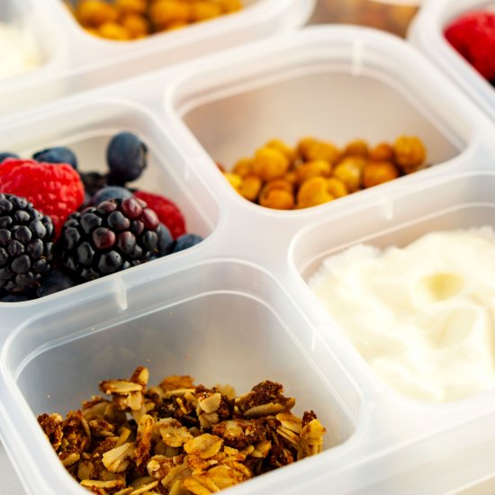 Grab and Go Yogurt Parfait Boxes