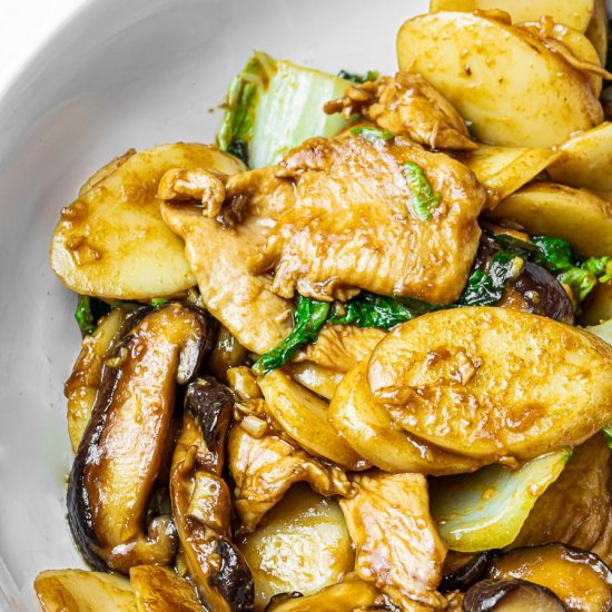 Stir Fried Shanghai Rice Cakes