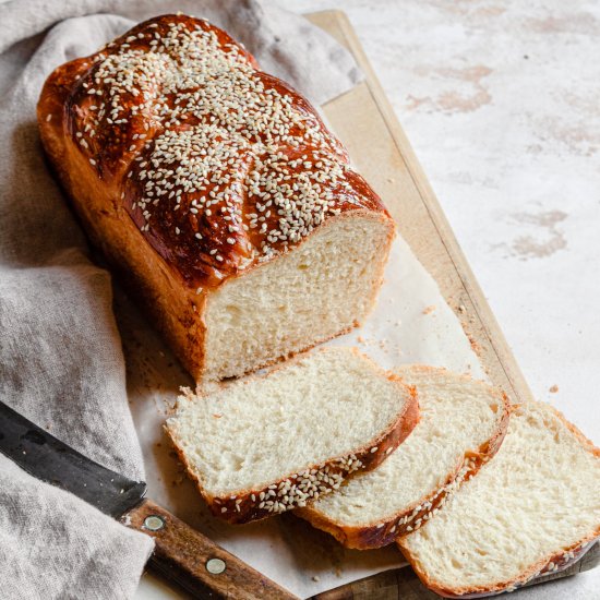 Basic Challah Bread Loaf