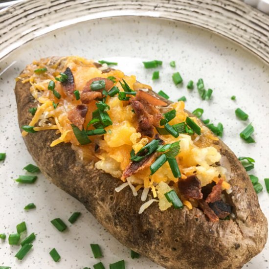 Cheesy Loaded Stuffed Potatoes