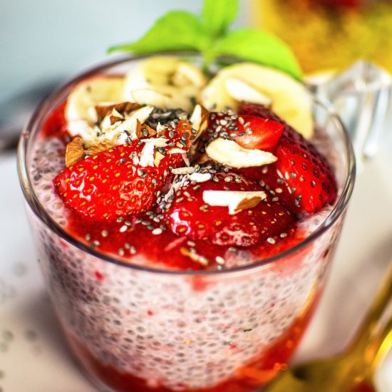 Strawberry Chia Pudding