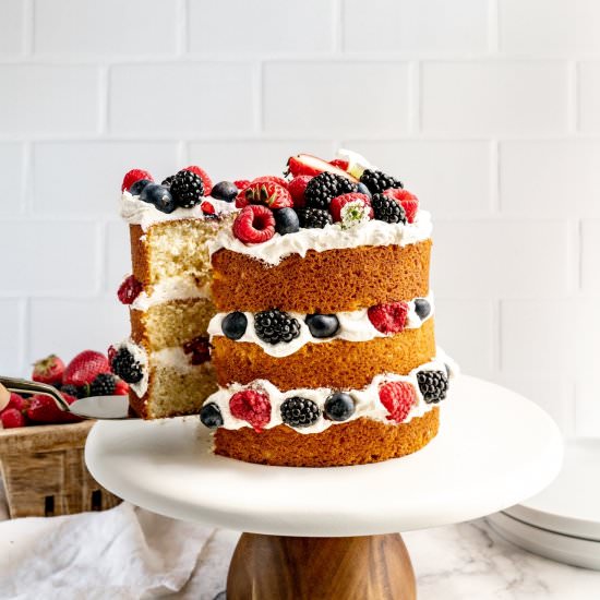 Lemon Berry Layer Cake