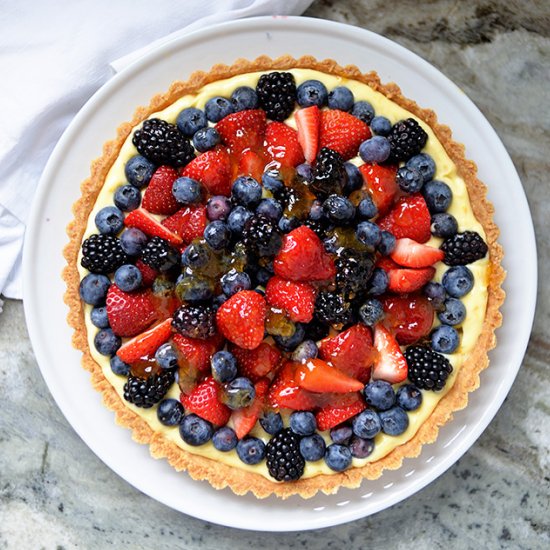 Mixed Berry Fruit Tart