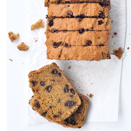 Chocolate Chip Cookie Bread {paleo}