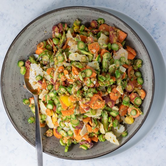 Shaved Asparagus & Carrot Salad