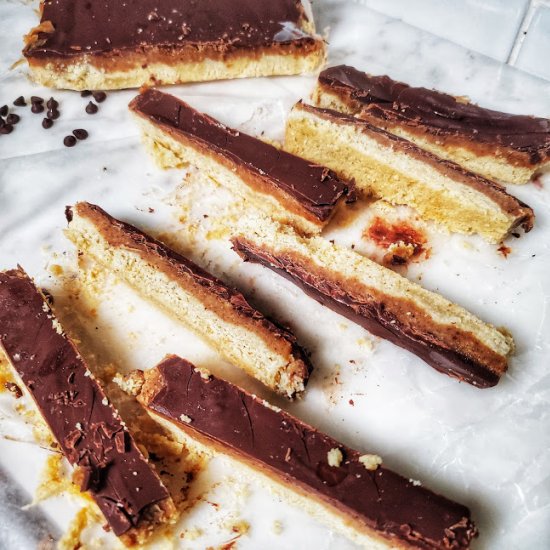 Paleo Vegan Twix Bars