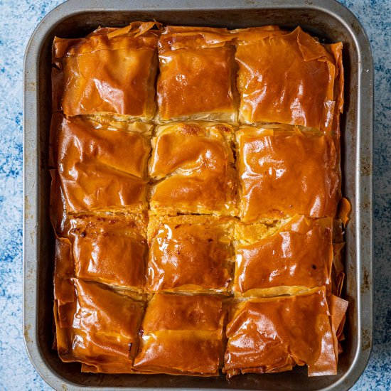 Galaktoboureko (Greek Custard Pie)