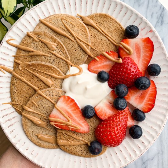 Vegan Spelt Pancakes