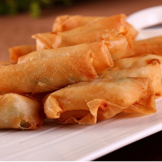 Prawn and Pork Spring Rolls