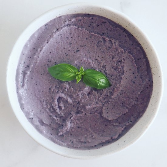 Blueberry Basil Smoothie