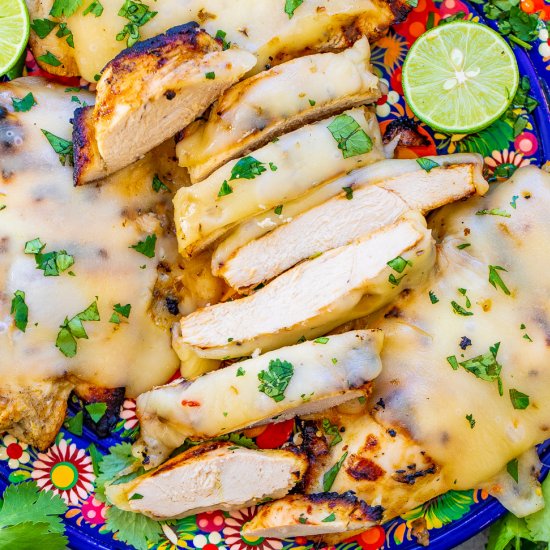 Salsa Verde Pepper Jack Chicken