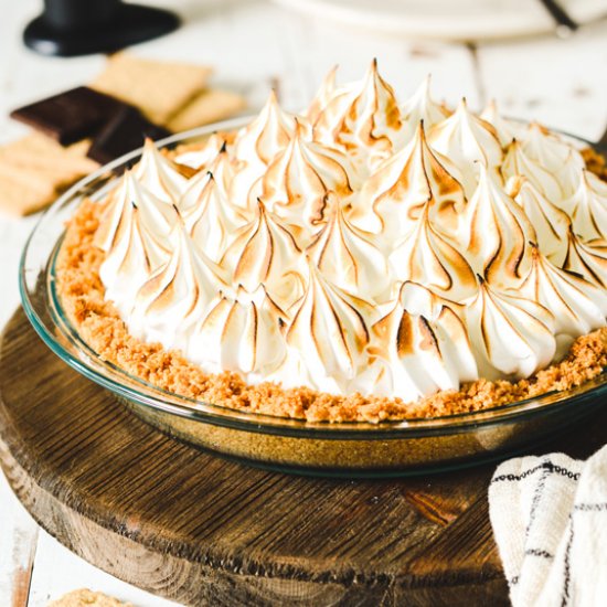 Chocolate S’mores Pie