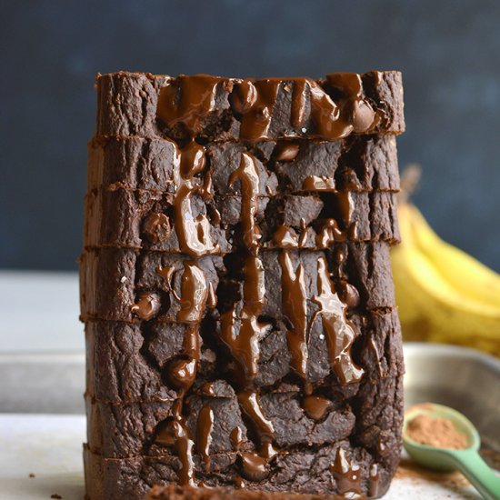 Healthy Chocolate Banana Bread