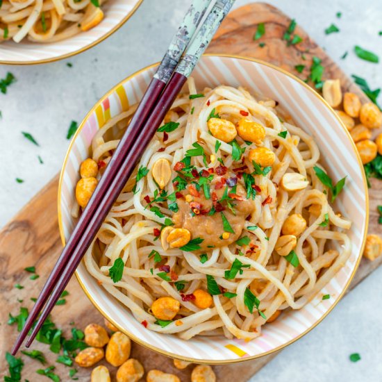 Noodles with Peanut Sauce