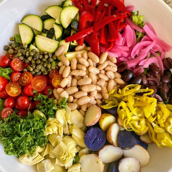 Vegan Antipasto Salad