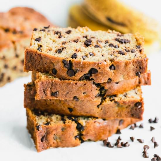 Chocolate chip banana bread