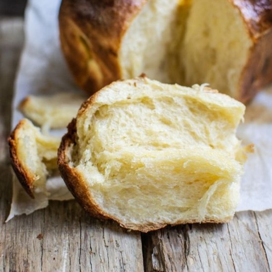 Soft and Tender Sourdough Brioche