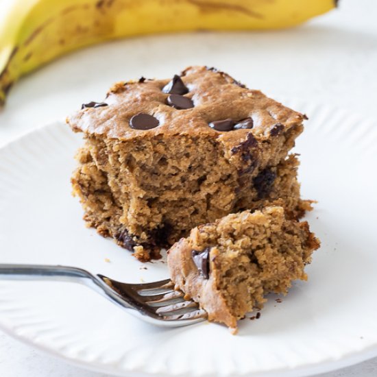 Healthy Banana Snack Cake