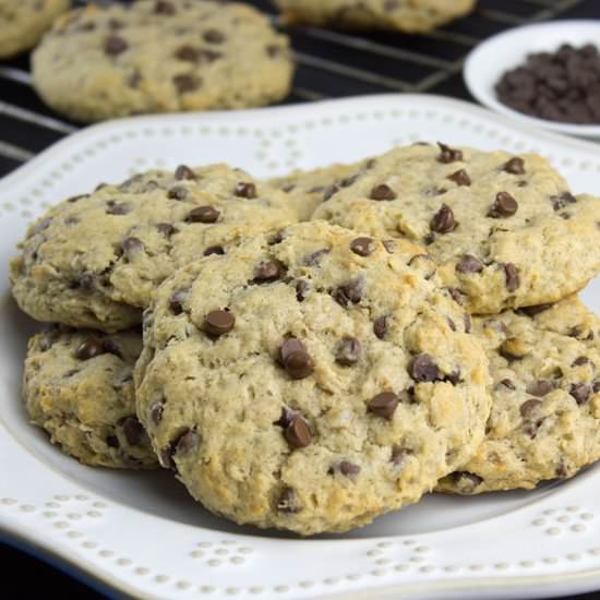 Banana Chocolate Chip Cookies