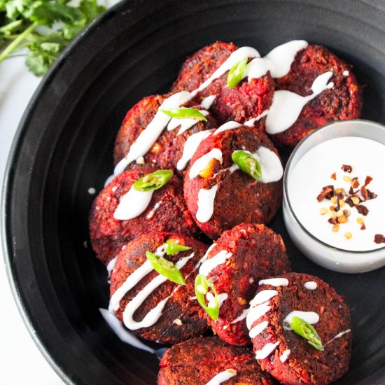 Gluten Free Beetroot Falafel