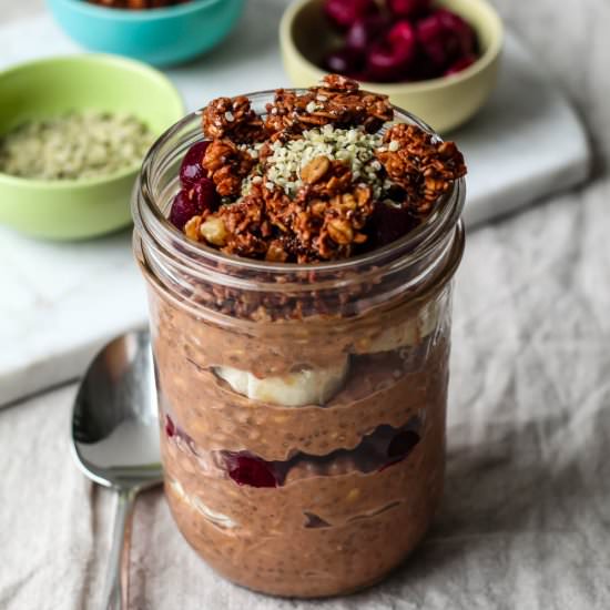 Vegan Mocha Overnight Oats