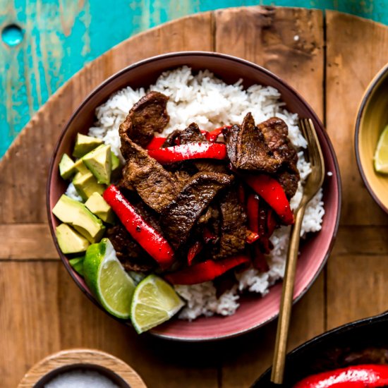 Chipotle Steak and Peppers