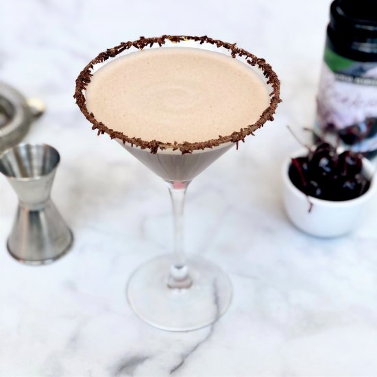 dark chocolate cherry martini