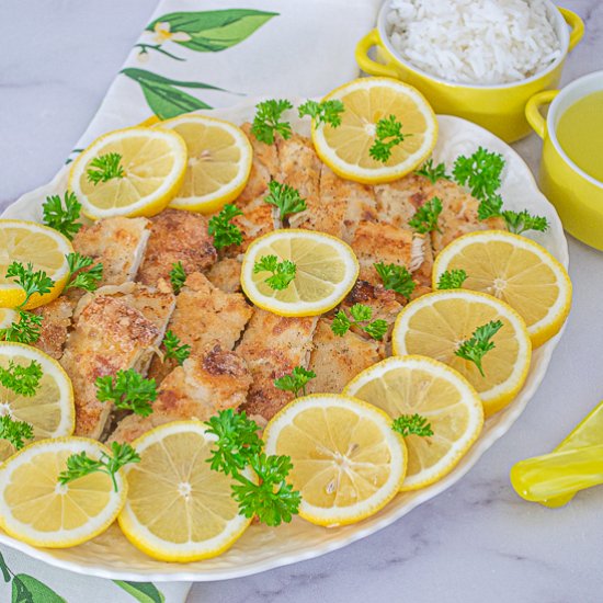 Chinese Style Lemon Chicken