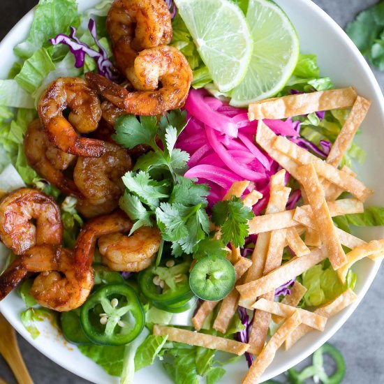 Shrimp Taco Bowls