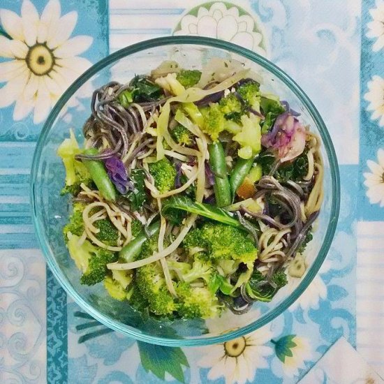 Bean Protein Noodle Veggie Salad