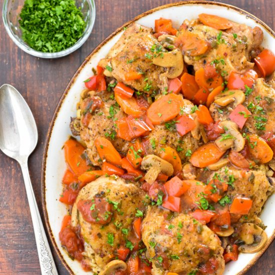 Instant Pot Chicken Cacciatore