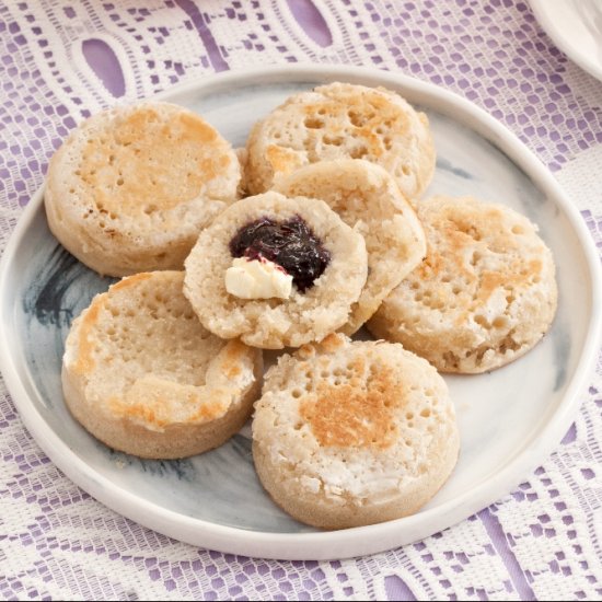 Sourdough Crumpets