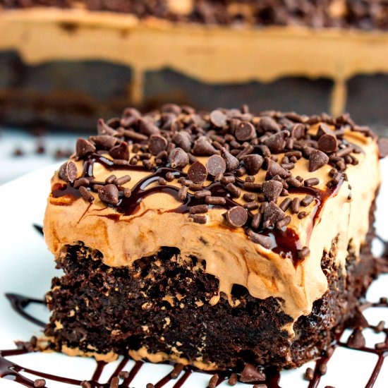 Death by Chocolate Poke Cake