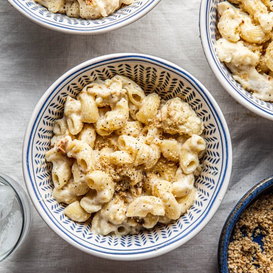 Healthy Cauliflower Mac and Cheese