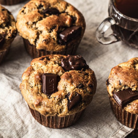 Almond Flour Banana Chocolate Chip