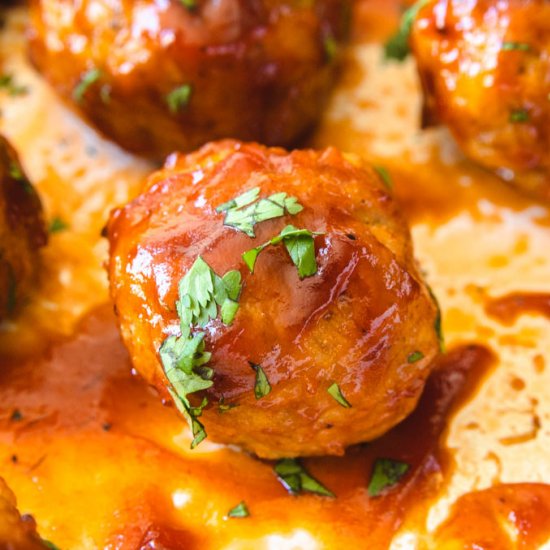 BBQ Chicken Meatballs