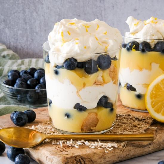 Lemon Curd & Blueberry Parfaits