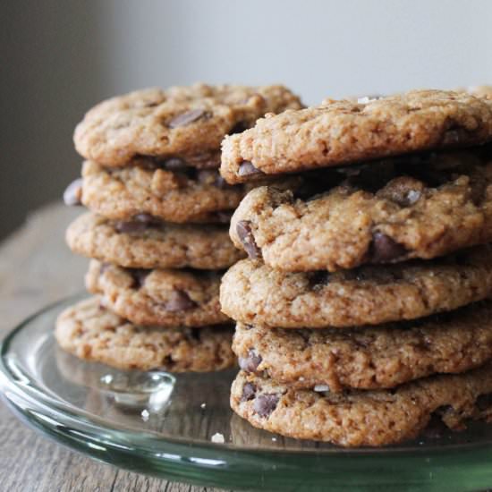 Whole Wheat Carob Chip Cookies