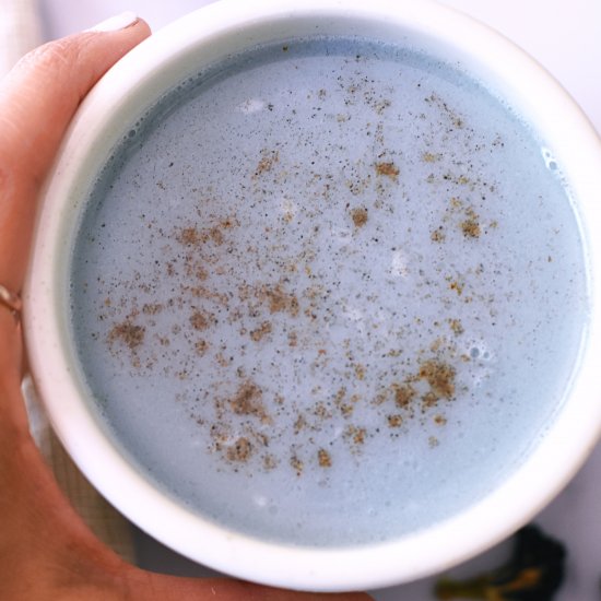 Relaxing Blue Chamomile Milk