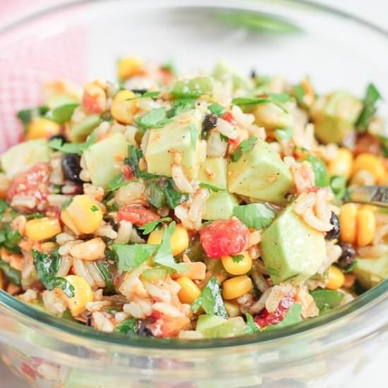 Cowboy Brown Rice Salad