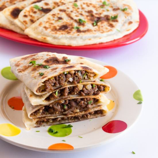 Lamb and Potato Gozleme