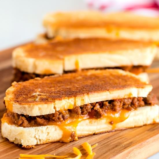 Grilled Cheese Sloppy Joes