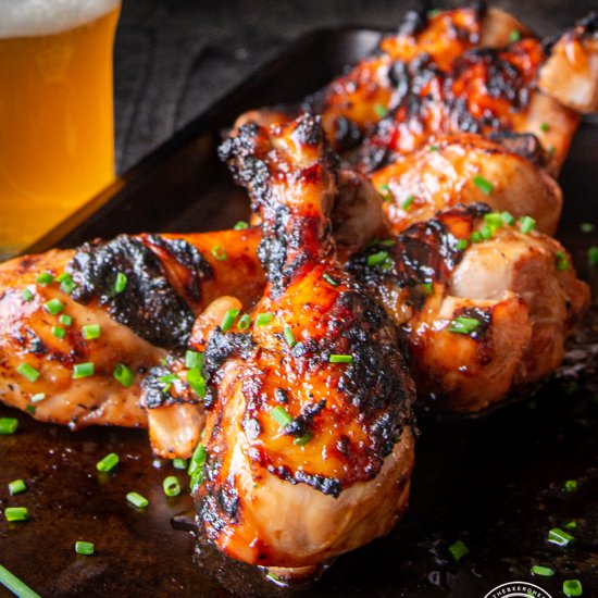 Grilled Yakitori Chicken Legs