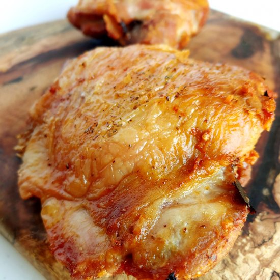 Air Fried Crispy Turkey Thighs