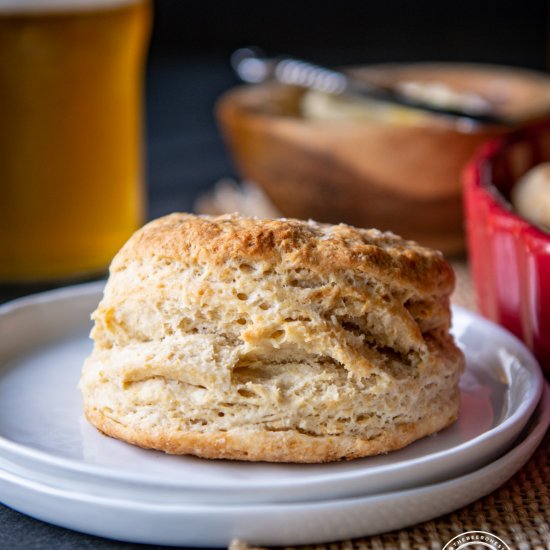 Sourdough Beer Biscuits