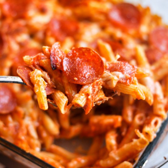 Gluten-free Pepperoni Pasta Bake